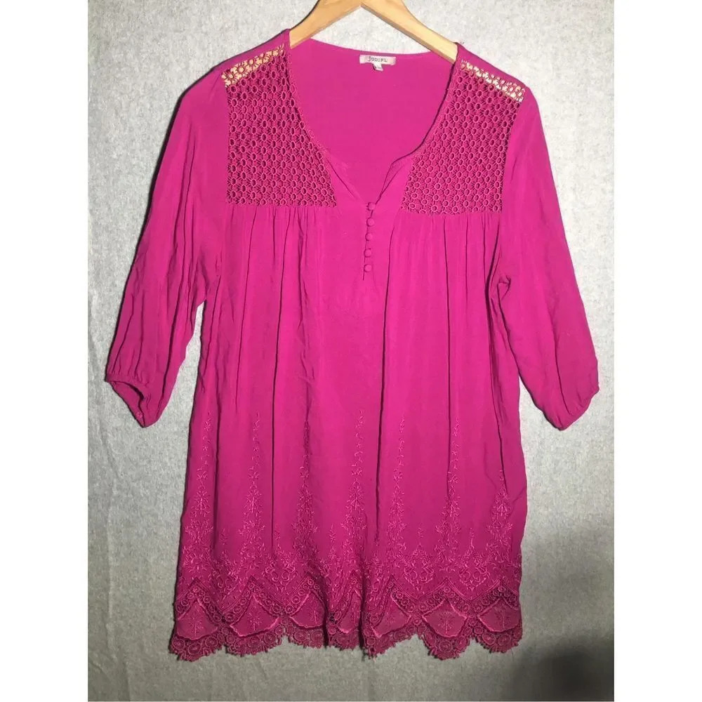 Womens Jodifl Dress Valentines Day Lace Formal Pink Casual Dinner Date Romantic